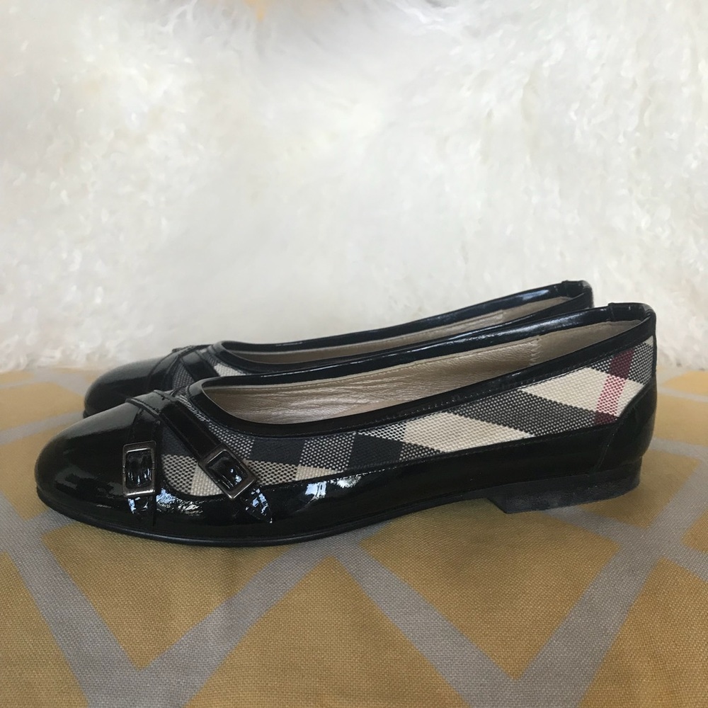 Burberry Check Flats